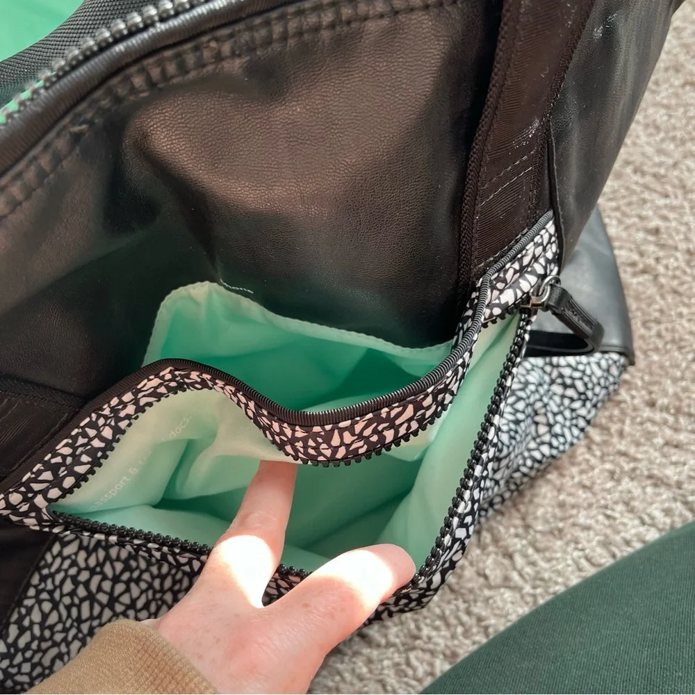 EUC Lululemon Free To Be Bag in Miss Mosaic Black / Black - Picture 10 of 15